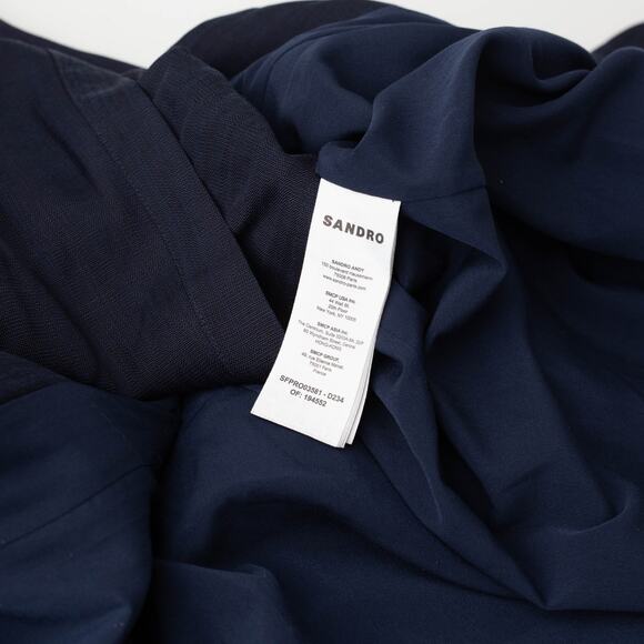 Sandro Carine Blazer Dress in Blue - Picture 8 of 13